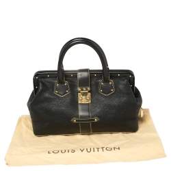 مملوكة مسبقًا Louis Vuitton Black Suhali Leather Lingenieux PM Bag