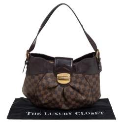 Pre Owned Louis Vuitton Damier Ebene Canvas Sistina MM Bag