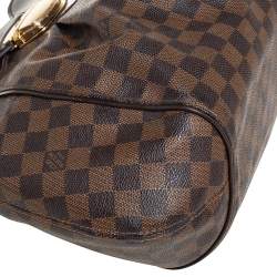 Pre Owned Louis Vuitton Damier Ebene Canvas Sistina MM Bag