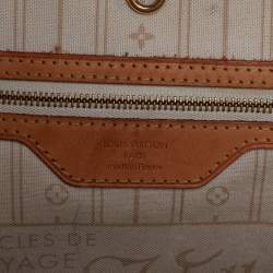 Louis Vuitton Damier Azur Canvas Neverfull MM Bag