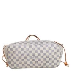 Louis Vuitton Damier Azur Canvas Neverfull MM Bag