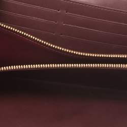 مملوكة مسبقًا Louis Vuitton Rouge Fauviste Monogram Vernis Leather Sarah Wallet