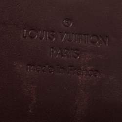 مملوكة مسبقًا Louis Vuitton Rouge Fauviste Monogram Vernis Leather Sarah Wallet