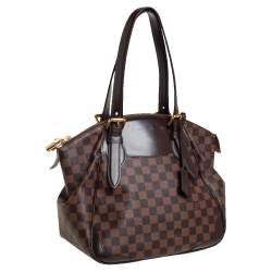 مملوكة مسبقًا حقيبة لوي فيتون فيرونا كانفاس دامييه إيبين متوسطة