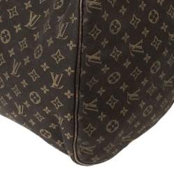 Pre Owned Louis Vuitton Fusain Monogram Mini Lin Canvas Speedy 30 Bag