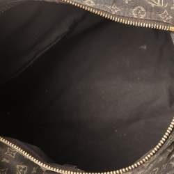 Pre Owned Louis Vuitton Fusain Monogram Mini Lin Canvas Speedy 30 Bag