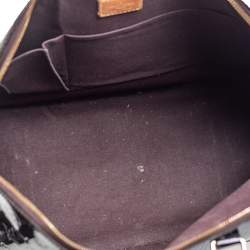 Pre Owned Louis Vuitton Amarante Monogram Vernis Alma GM Bag