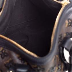Pre Owned Louis Vuitton Black Monogram Canvas Limited Edition Eclipse Speedy 28 Bag