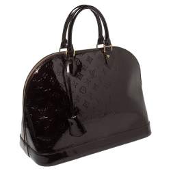 مملوكة مسبقًا Louis Vuitton Amarante Monogram Vernis Alma GM Bag