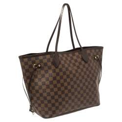 Louis Vuitton Damier Ebene Canvas Neverfull MM Bag