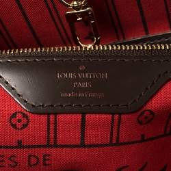 Louis Vuitton Damier Ebene Canvas Neverfull MM Bag