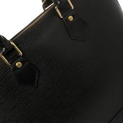 مملوكة مسبقًا Louis Vuitton Black Epi Leather Alma PM Bag
