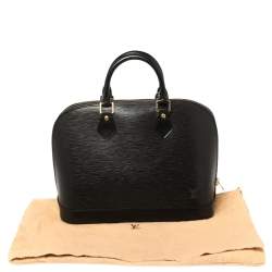 مملوكة مسبقًا Louis Vuitton Black Epi Leather Alma PM Bag