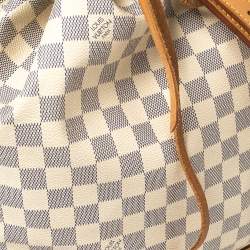Pre Owned Louis Vuitton Damier Azur Canvas Noe Bag