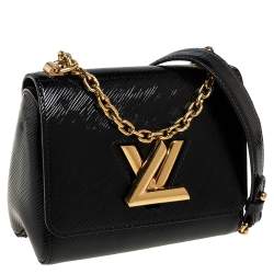 مملوكة مسبقًا Louis Vuitton Black Electric Epi Leather Twist PM Bag