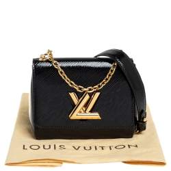 مملوكة مسبقًا Louis Vuitton Black Electric Epi Leather Twist PM Bag