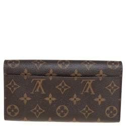 Pre Owned محفظة لوي فيتون سارا من الكانفاس المونوغرام
