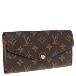 Pre Owned محفظة لوي فيتون سارا من الكانفاس المونوغرام