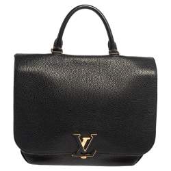 Louis Vuitton, Bags, Auth Louis Vuitton Volta Black Leather Crossbody