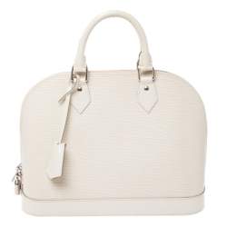 مملوكة مسبقًا Louis Vuitton Ivorie Epi Leather Alma PM Bag