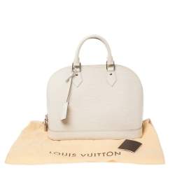 مملوكة مسبقًا Louis Vuitton Ivorie Epi Leather Alma PM Bag