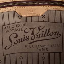 Pre Owned Louis Vuitton Monogram Canvas Neverfull GM Bag