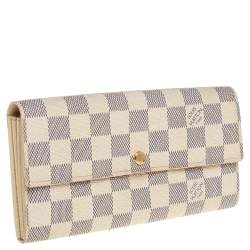 Pre Owned محفظة لوي فيتون سارا كانفاس دامييه آزور 