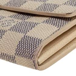 Pre Owned محفظة لوي فيتون سارا كانفاس دامييه آزور 