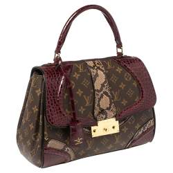 مملوكة مسبقًا Louis Vuitton Monogram Croc and Python Monogramissime Bag