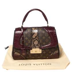 مملوكة مسبقًا Louis Vuitton Monogram Croc and Python Monogramissime Bag