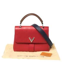 Pre Owned Louis Vuitton Tri Color Monogram Leather Very One Handle Bag