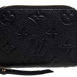 مملوكة مسبقًا  حقيبة نقود معدنية لوي فيتون زيبي امبرانت مونوغرامي كرز