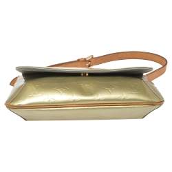 مملوكة مسبقًا حقيبة لوي فيتون ثومبسون ستريت جلد لامع مونوغرامي ليموني