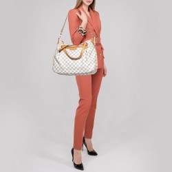 Pre Owned حقيبة لوي فيتون إيفورا كانفاس دامييه ازور متوسطة