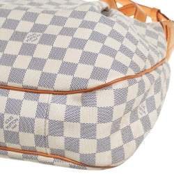 Pre Owned حقيبة لوي فيتون إيفورا كانفاس دامييه ازور متوسطة