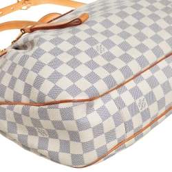 Pre Owned حقيبة لوي فيتون إيفورا كانفاس دامييه ازور متوسطة