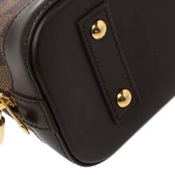 مملوكة مسبقًا Louis Vuitton Damier Ebene Canvas Alma BB Bag
