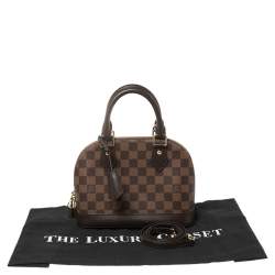 مملوكة مسبقًا Louis Vuitton Damier Ebene Canvas Alma BB Bag