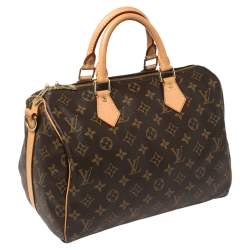 Pre Owned Louis Vuitton Monogram Canvas Speedy Bandouliere 30 Bag