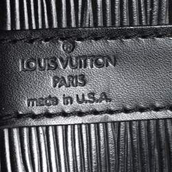 Pre Owned Louis Vuitton Black Epi Leather Petit Noe Bag