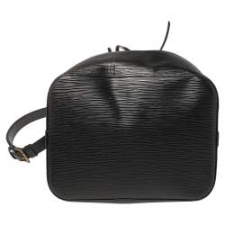 Pre Owned Louis Vuitton Black Epi Leather Petit Noe Bag
