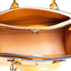 Pre Owned حقيبة لوي فيتون سيتي ستيامير جلد أصفر متوسطة