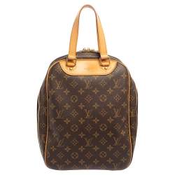Louis Vuitton Monogram Excursion Handbag M41450 Brown PVC Leather