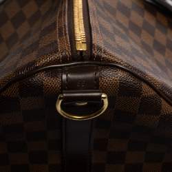 مملوكة مسبقًا حقيبة لوي فيتون كيبال باندولير 55 كانفاس دامييه إيبين