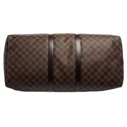 مملوكة مسبقًا حقيبة لوي فيتون كيبال باندولير 55 كانفاس دامييه إيبين