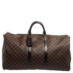 مملوكة مسبقًا حقيبة لوي فيتون كيبال باندولير 55 كانفاس دامييه إيبين