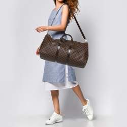 مملوكة مسبقًا حقيبة لوي فيتون كيبال باندولير 55 كانفاس دامييه إيبين