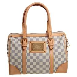 Louis Vuitton Damier Azur Berkeley Speedy Boston Bag 930lv31