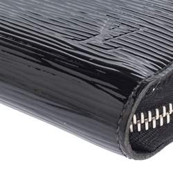 Pre Owned محفظة لوي فيتون "زيبي" جلد إيبي أسود اليكتريك