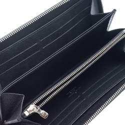 Pre Owned محفظة لوي فيتون "زيبي" جلد إيبي أسود اليكتريك